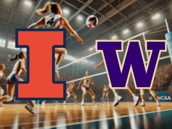 Illinois Fighting Illini at Washington Huskies Women's Volleyball